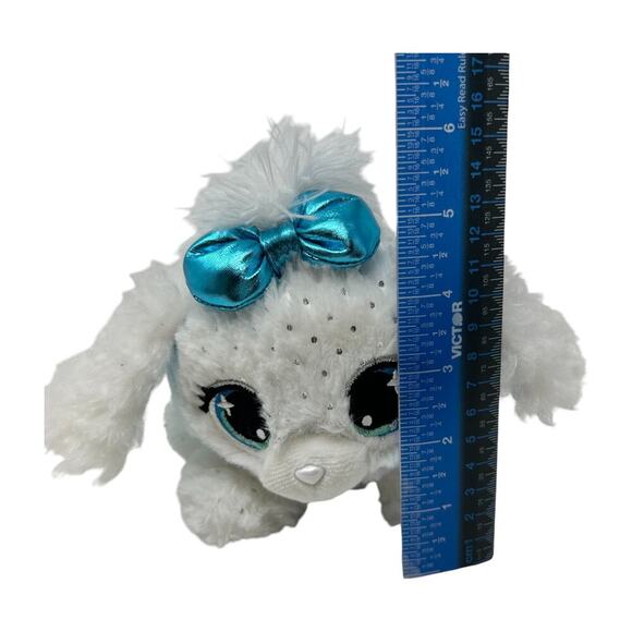 P.Lushes Pets Bianca Blings Dog Plush 6" Gund 2021 Stuffed Animal Toy White Blue - Picture 12 of 13